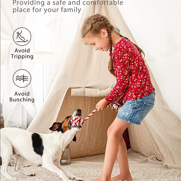 Syntus 6 'x 9' Non-Slip Carpet Mat - Picture 6 of 10